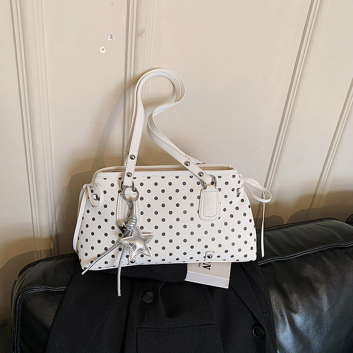 Trendy Polka Dot Handbag Bowlift