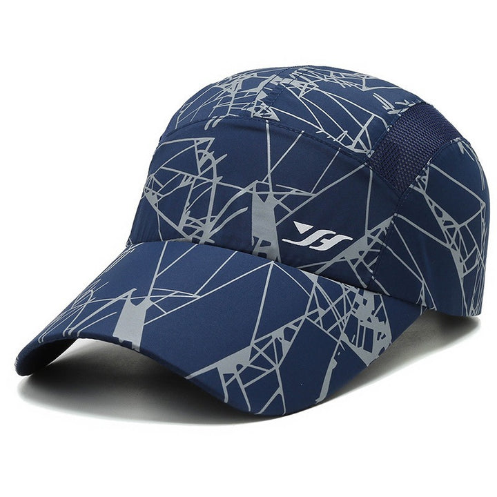 Women’s sporty running cap with stunning geometric pattern Bowlift