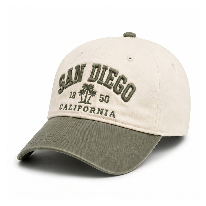 Women's stylish cotton cap with embroidered lettering Bowlift