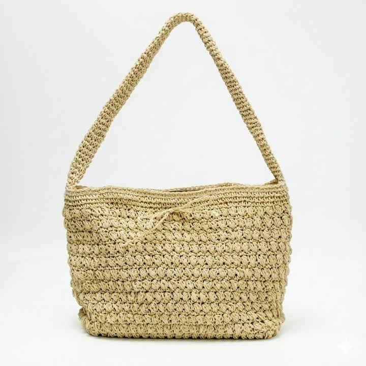 Fashionable Macrame Shopper Bag Bowlift