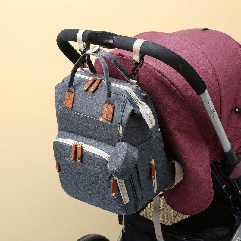 Versatile Quilted Backpack Bowlift