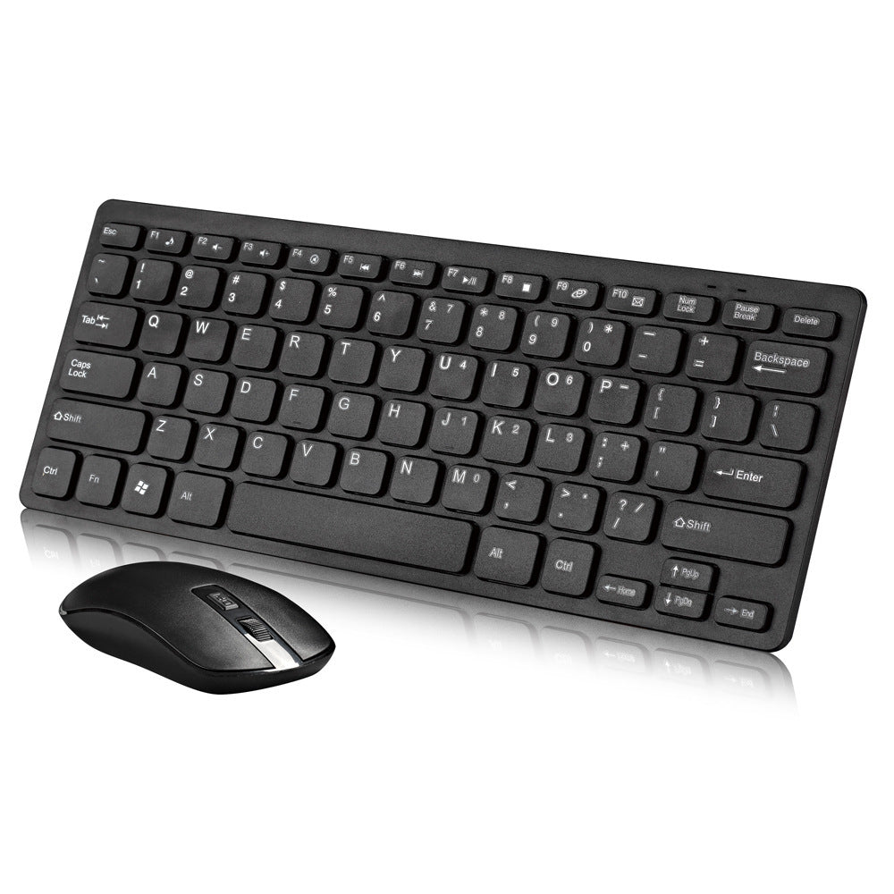 Compact Wireless Keyboard and Mouse Combination Bowlift