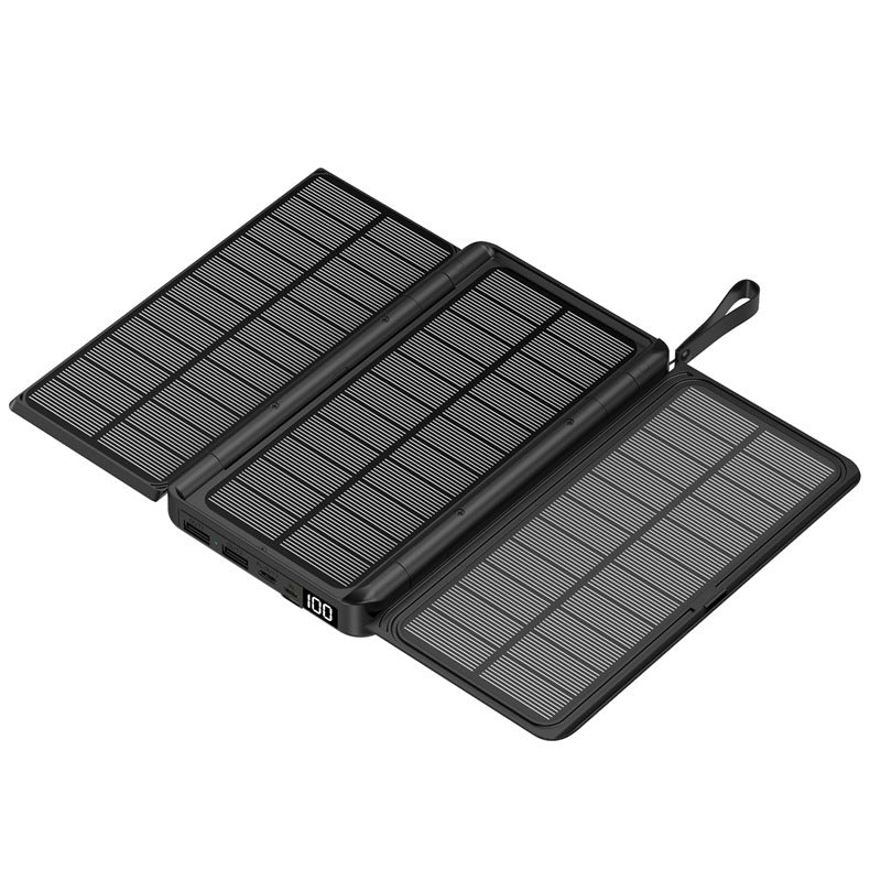Portable Solar Power Bank with Multifunctional Charging Function Bowlift