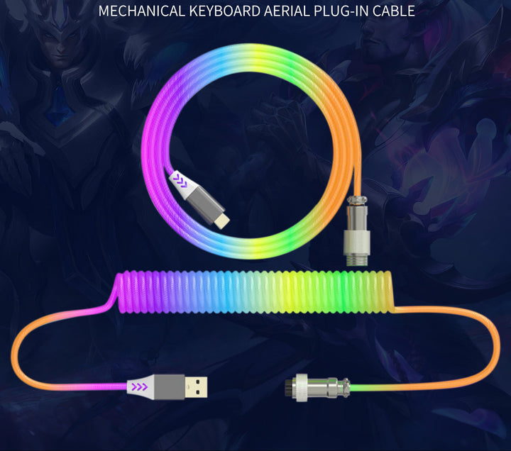 USB Type-C Mechanical Keyboard Connection Cable Bowlift