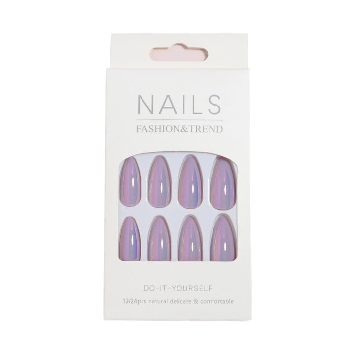 Premium Glossy Long Press-On Nails Bowlift