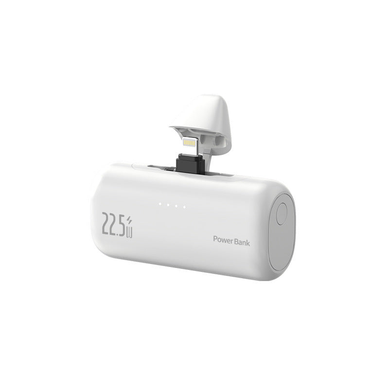 Compact power bank with integrated charging adapter Bowlift