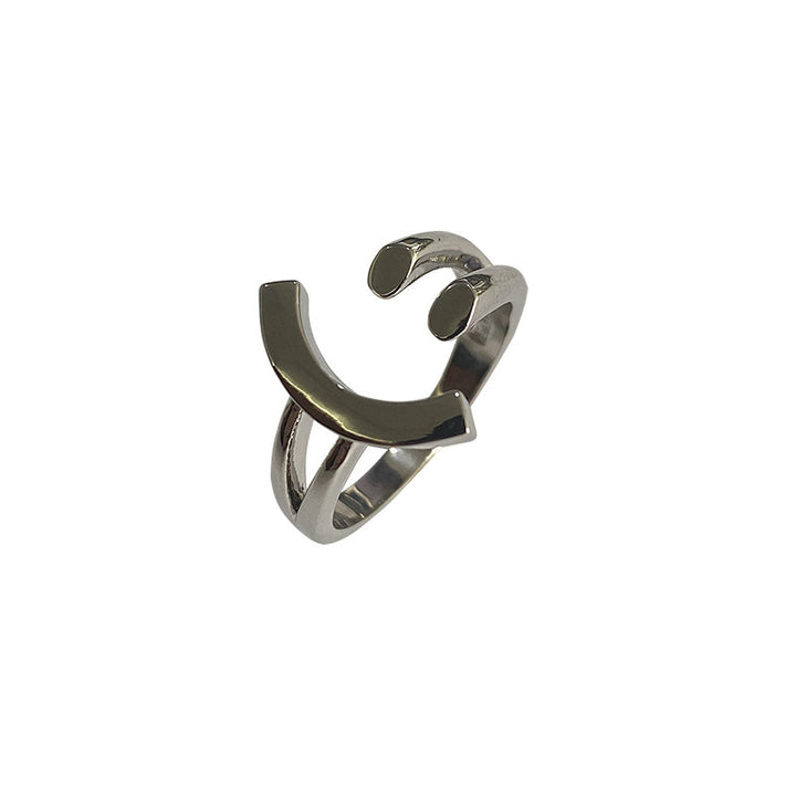Adjustable Smiley Face Ring Bowlift
