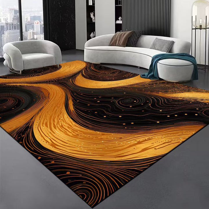Modern Optical Illusion Area Rug Bowlift