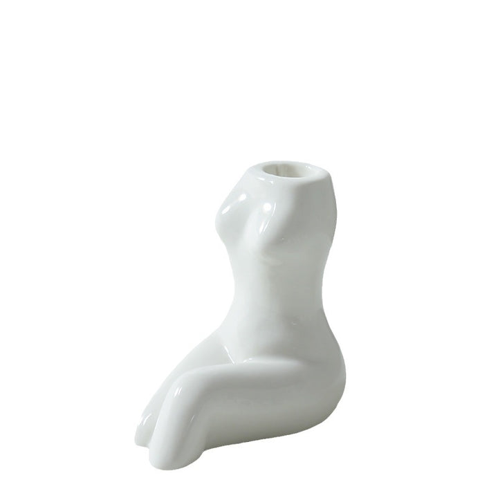 Elegant Ceramic Candle Holder Bowlift