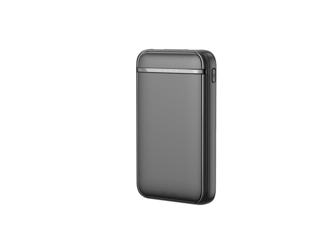 Portable power bank with elegant texture and digital charging indicator Bowlift