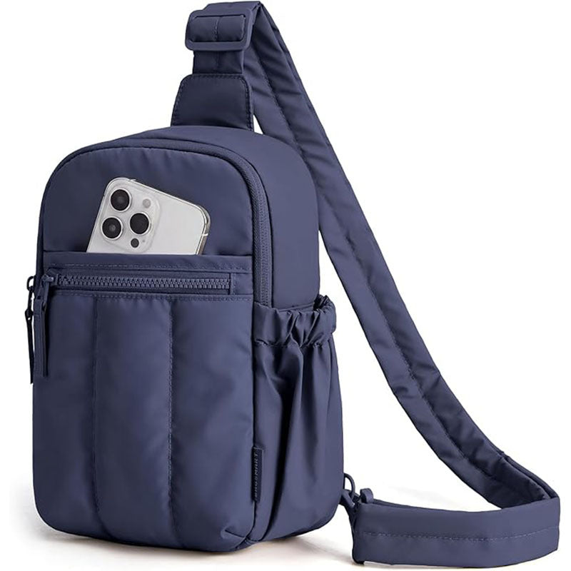 Compact shoulder bag with multiple compartments Bowlift