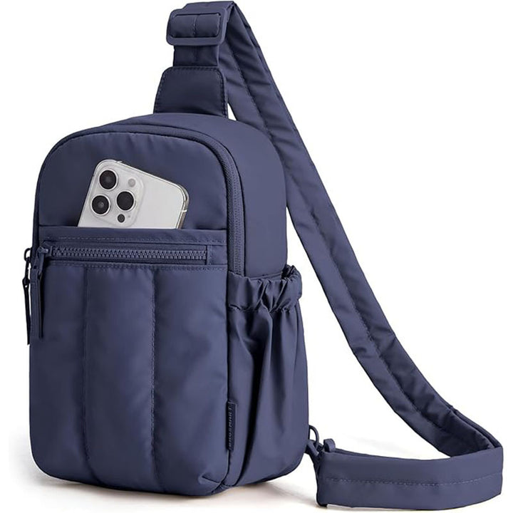 Compact shoulder bag with multiple compartments Bowlift