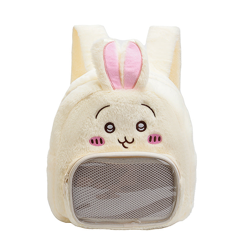 Plush backpack with bunny design Bowlift