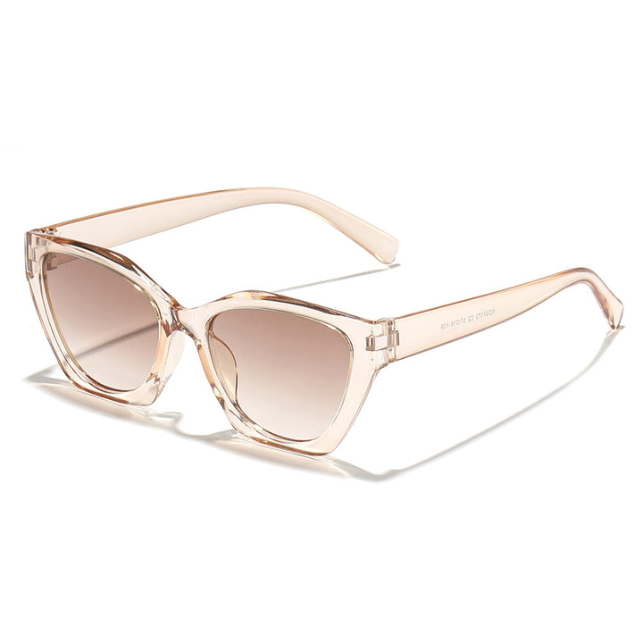 Women's geometric sunglasses with modern, hypoallergenic plastic frame Bowlift