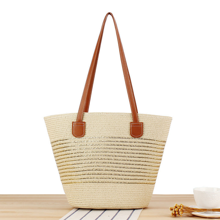 Beach bag with modern stripe design Bowlift
