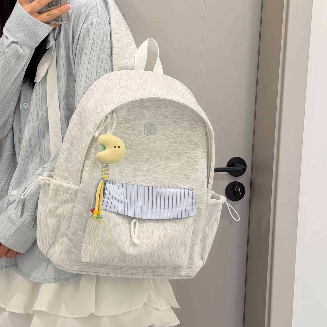 Casual Fabric Backpack Bowlift