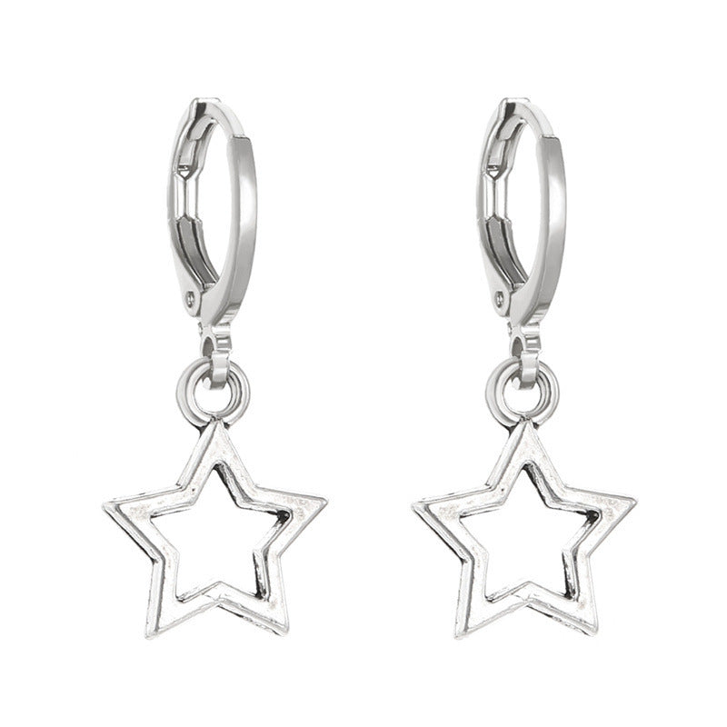 Stylish star earrings Bowlift