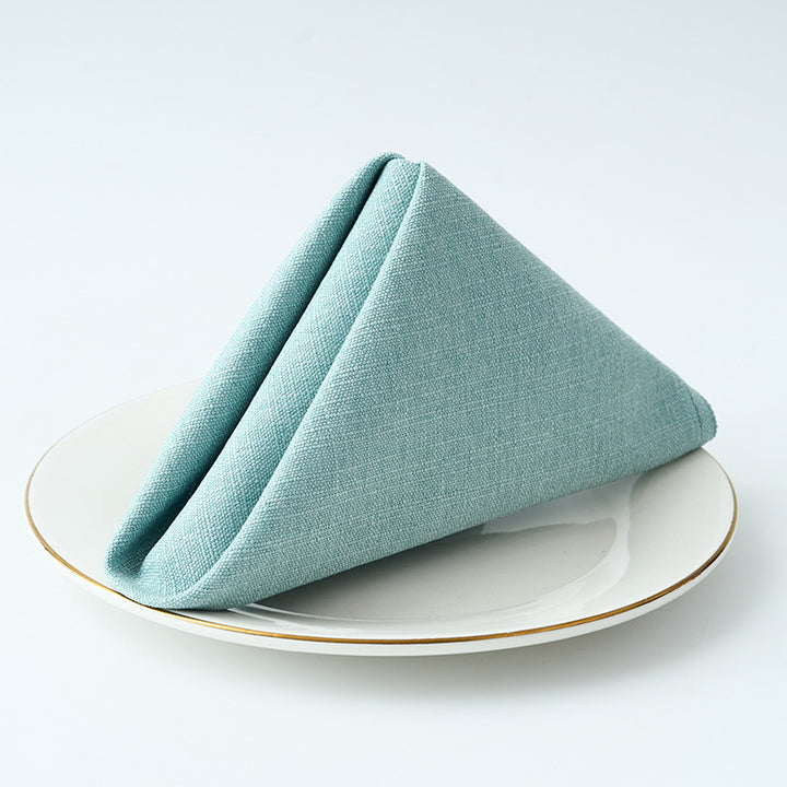 Premium Textured Linen-Blend Dinner Napkin With Hotel-Style Hem