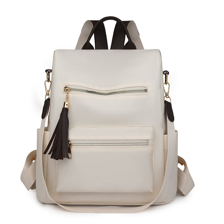 Elegant Multi-Pocket Backpack with Detachable Strap Bowlift