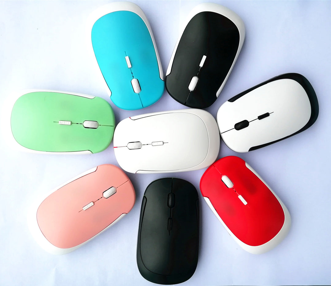 Compact Wireless Optical Mouse Bowlift