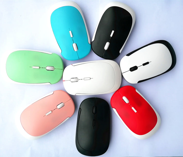 Compact Wireless Optical Mouse Bowlift