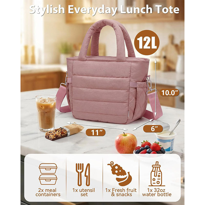 Insulated lunch and shopping bag Bowlift