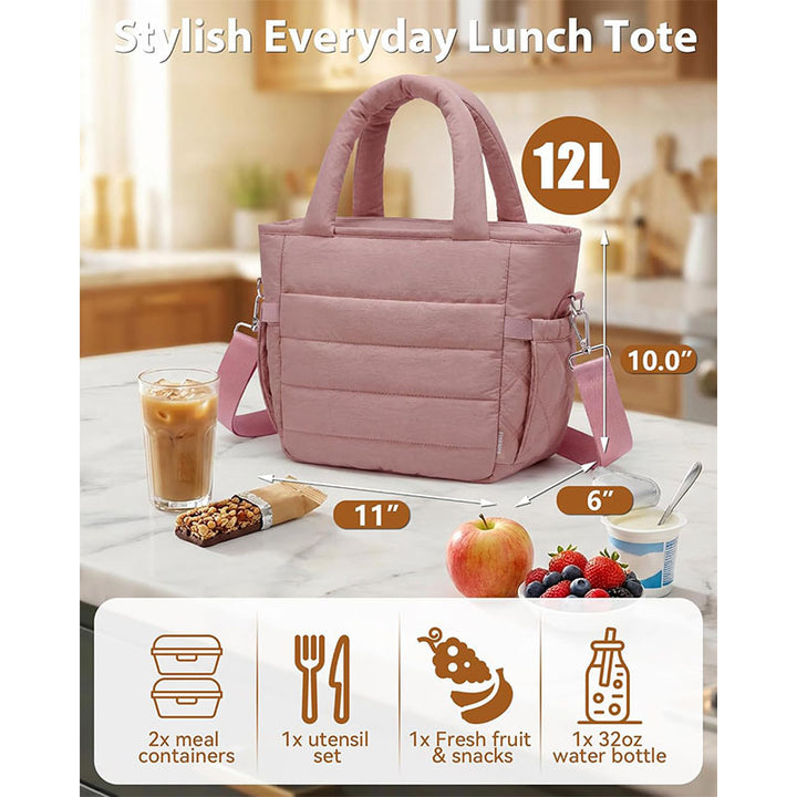Insulated lunch and shopping bag Bowlift
