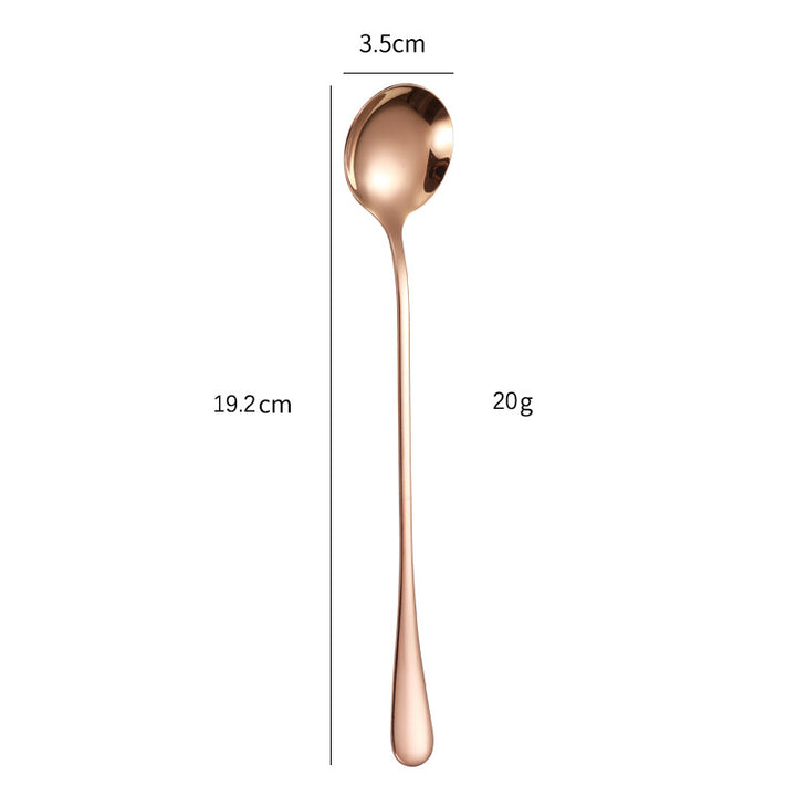 Elegant teaspoon with polished gold surface Bowlift