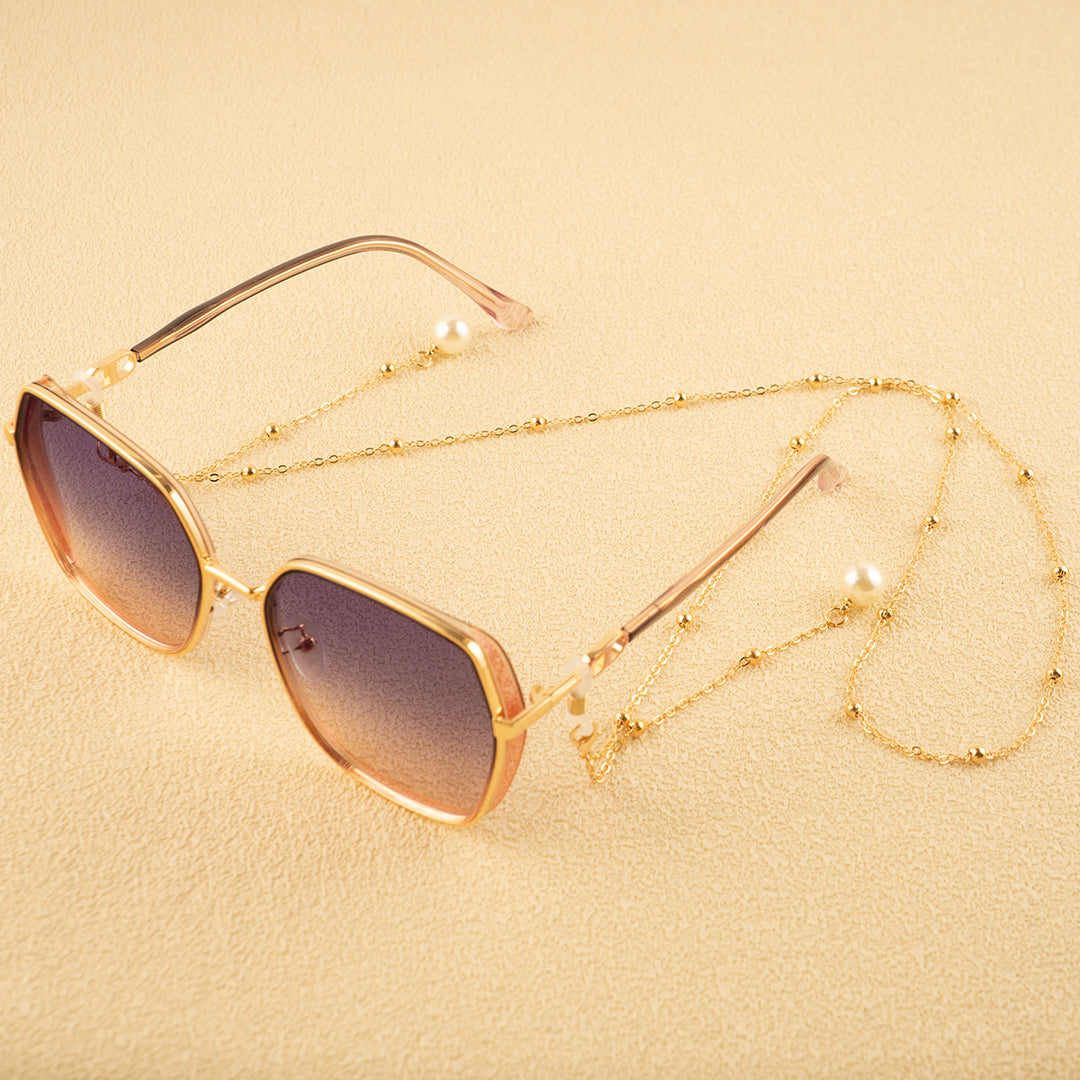 Elegant Pearl-Accent Eyewear Chain Bowlift