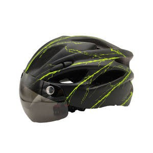 Aerodynamic bicycle helmet Bowlift