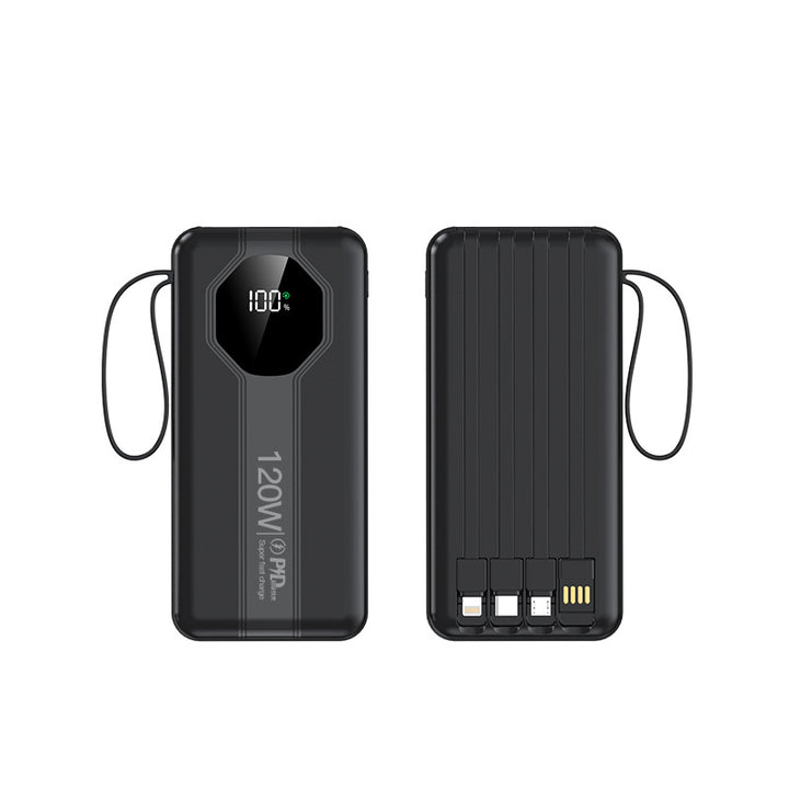 High-performance power bank with smart charging and digital charge level display Bowlift