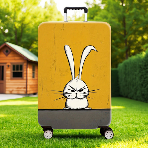 Unisex Hard Shell Suitcase with Creative Bunny Design Bowlift