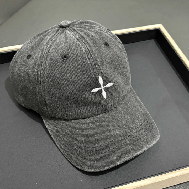 Unisex Vintage-Inspired Soft Twill Cap Bowlift