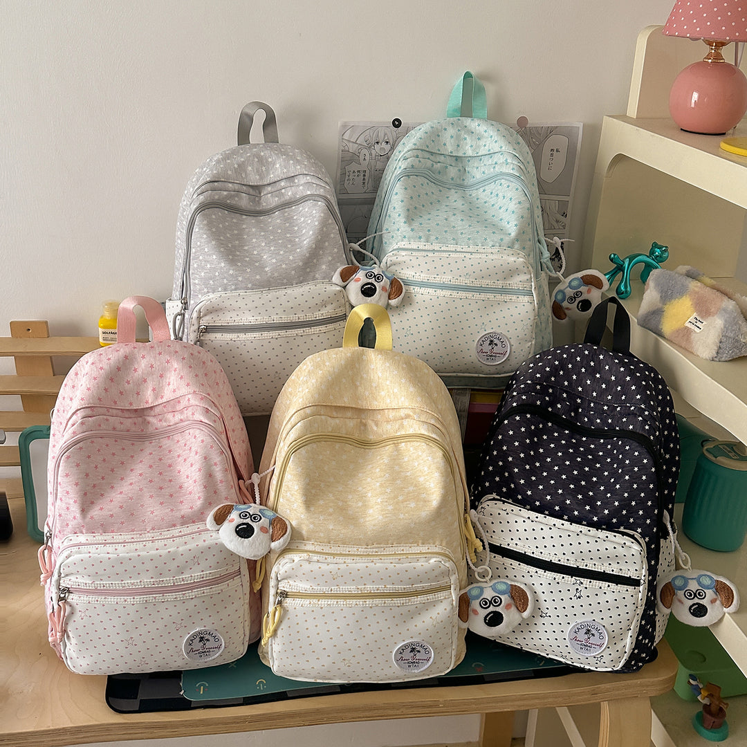 Cute Patterned School Backpack Bowlift