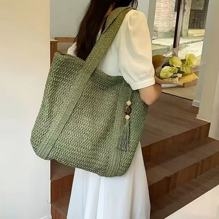 Handbag in Modern Macrame Style Bowlift