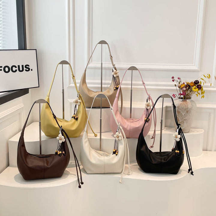 Leather Hobo Bag Bowlift
