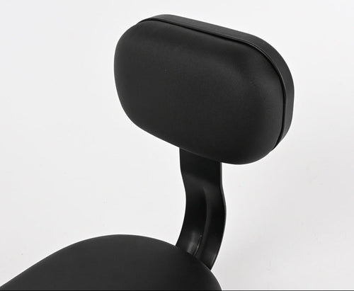 padded adjustable motorcycle passenger backrest and foldable footrest stool Bowlift