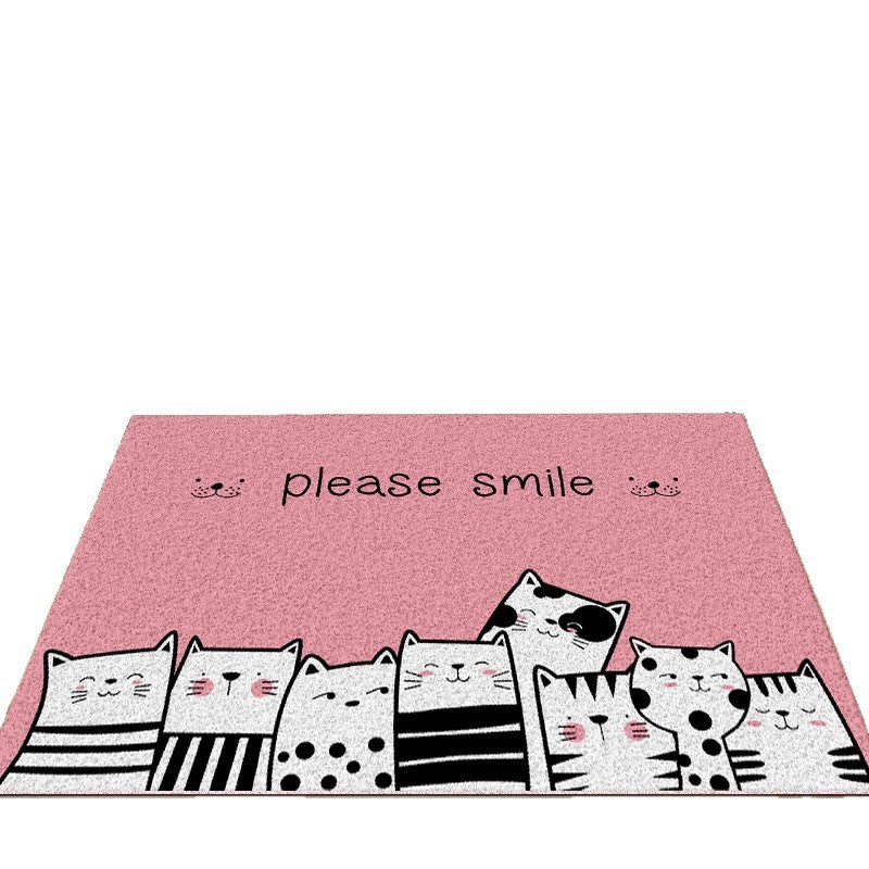Fun Cat-Themed Indoor Mat Bowlift