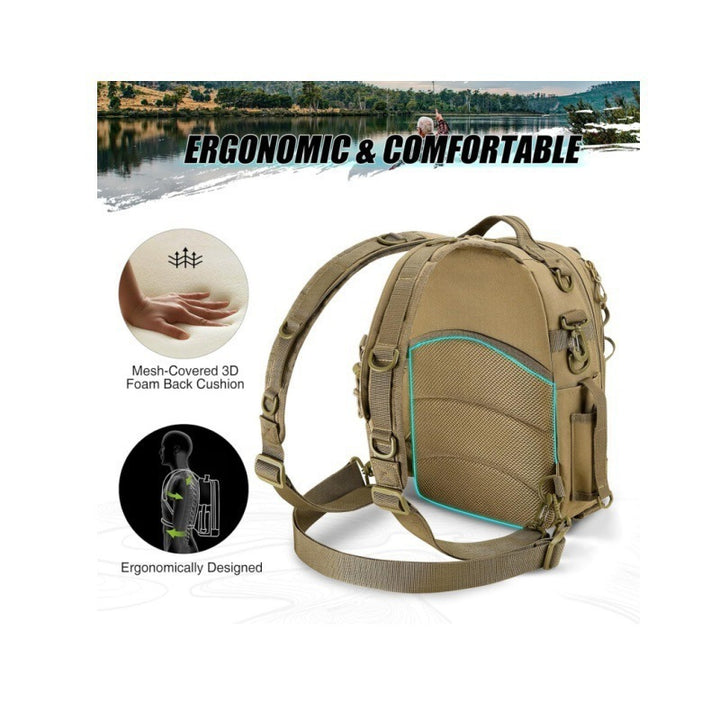 Utility Fishing Backpack Bowlift