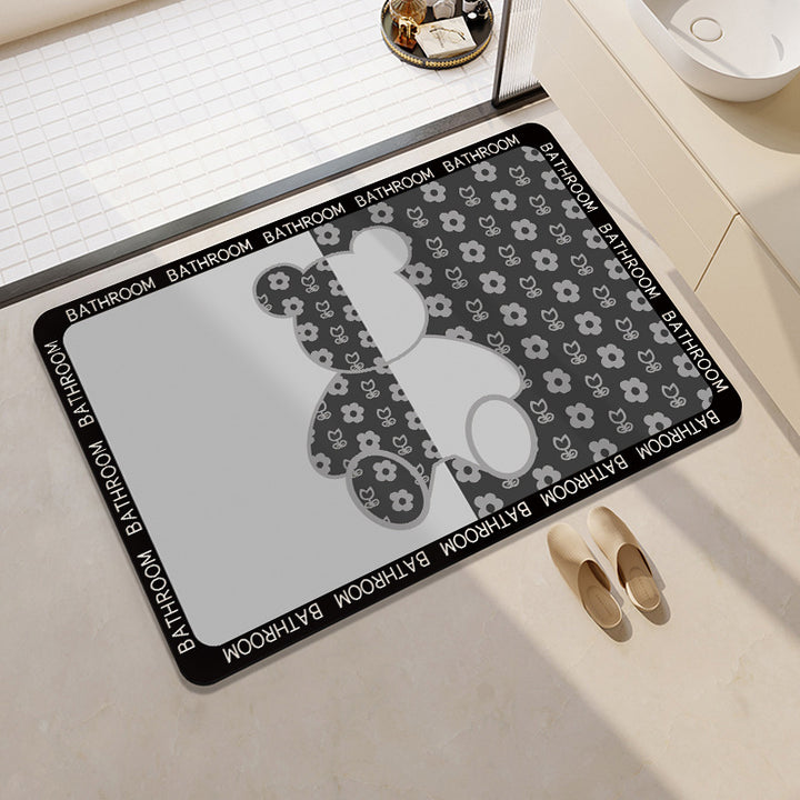 Cute Cartoon Character Bath Mat Bowlift