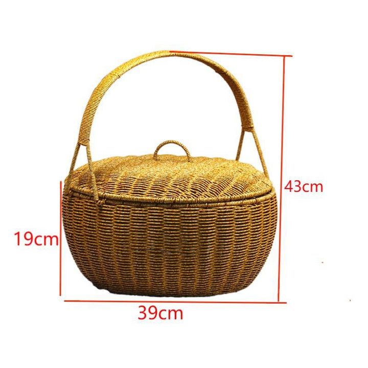 Handmade Woven Storage Basket Bowlift
