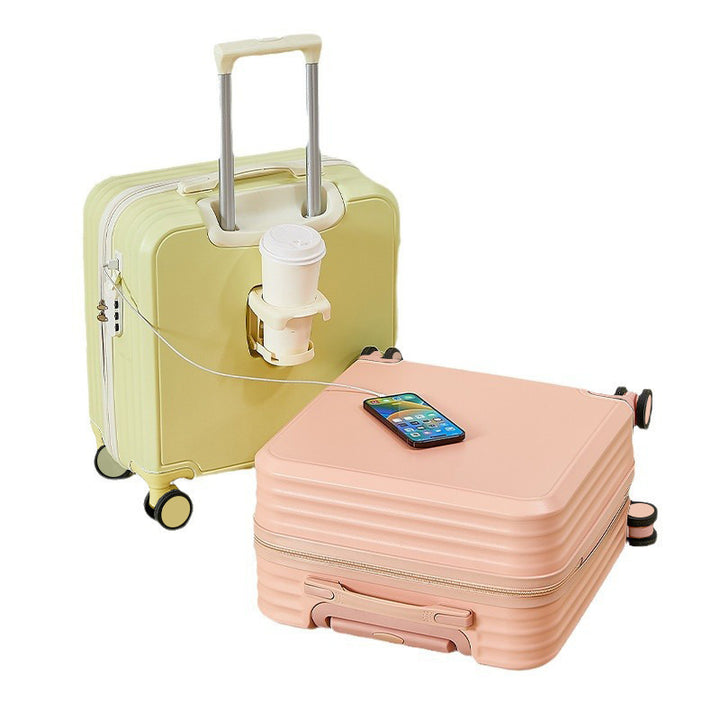 Unisex Lightweight Compact Hardshell Carry-On Luggage Bowlift
