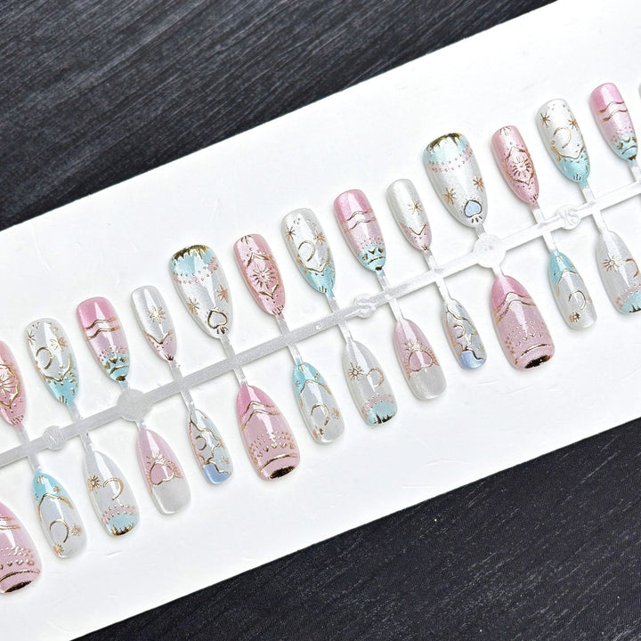 Elegant Ombre Art Press-On Nails