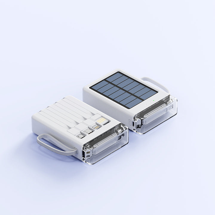 Solar power bank with multifunctional design and integrated fast charging function Bowlift
