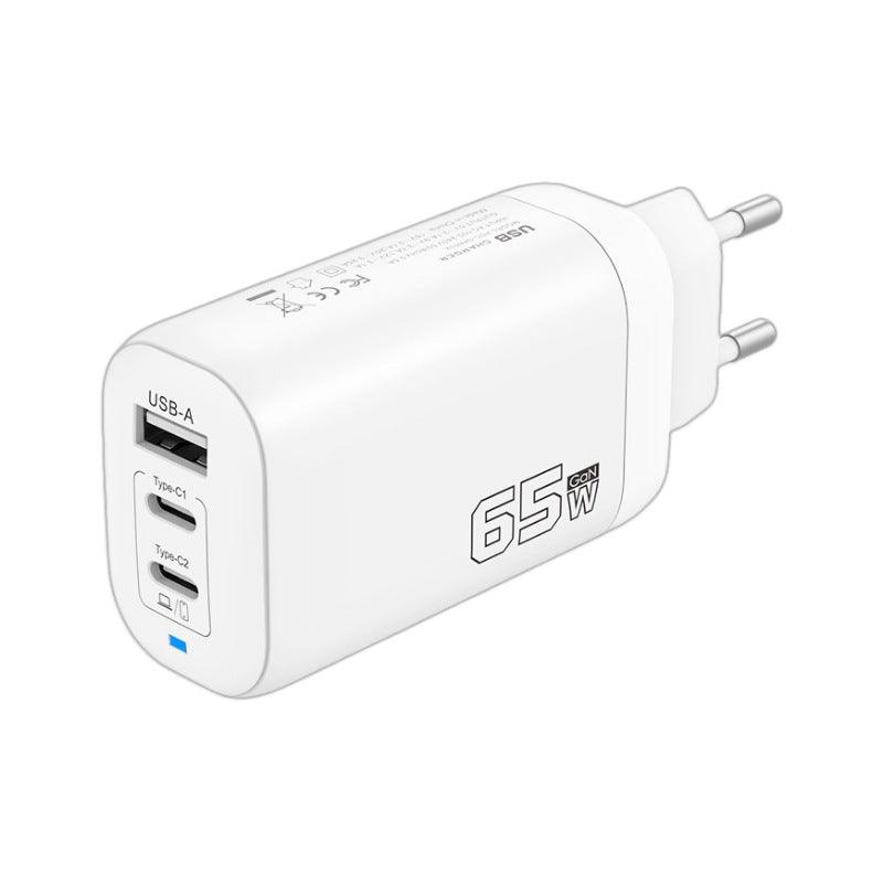 High-power GaN USB-C multiport fast charger with UK plug Bowlift