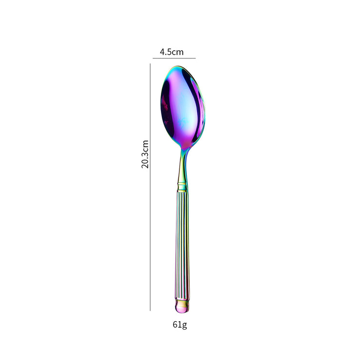 Elegant dessert spoon with exclusive surface design Bowlift
