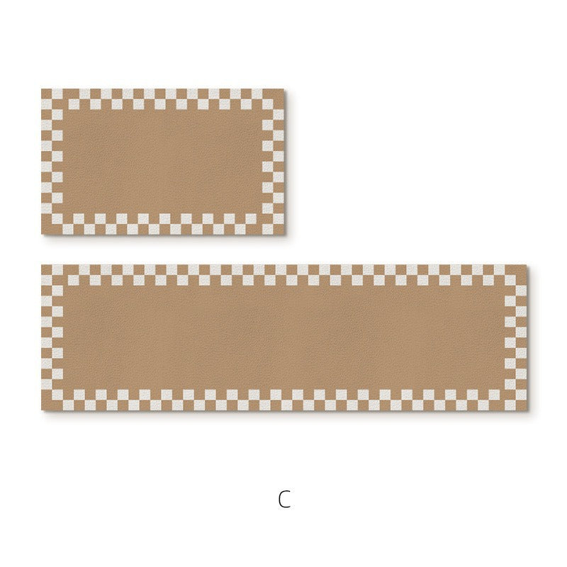 Stylish Textured Kitchen Runner Mat Bowlift