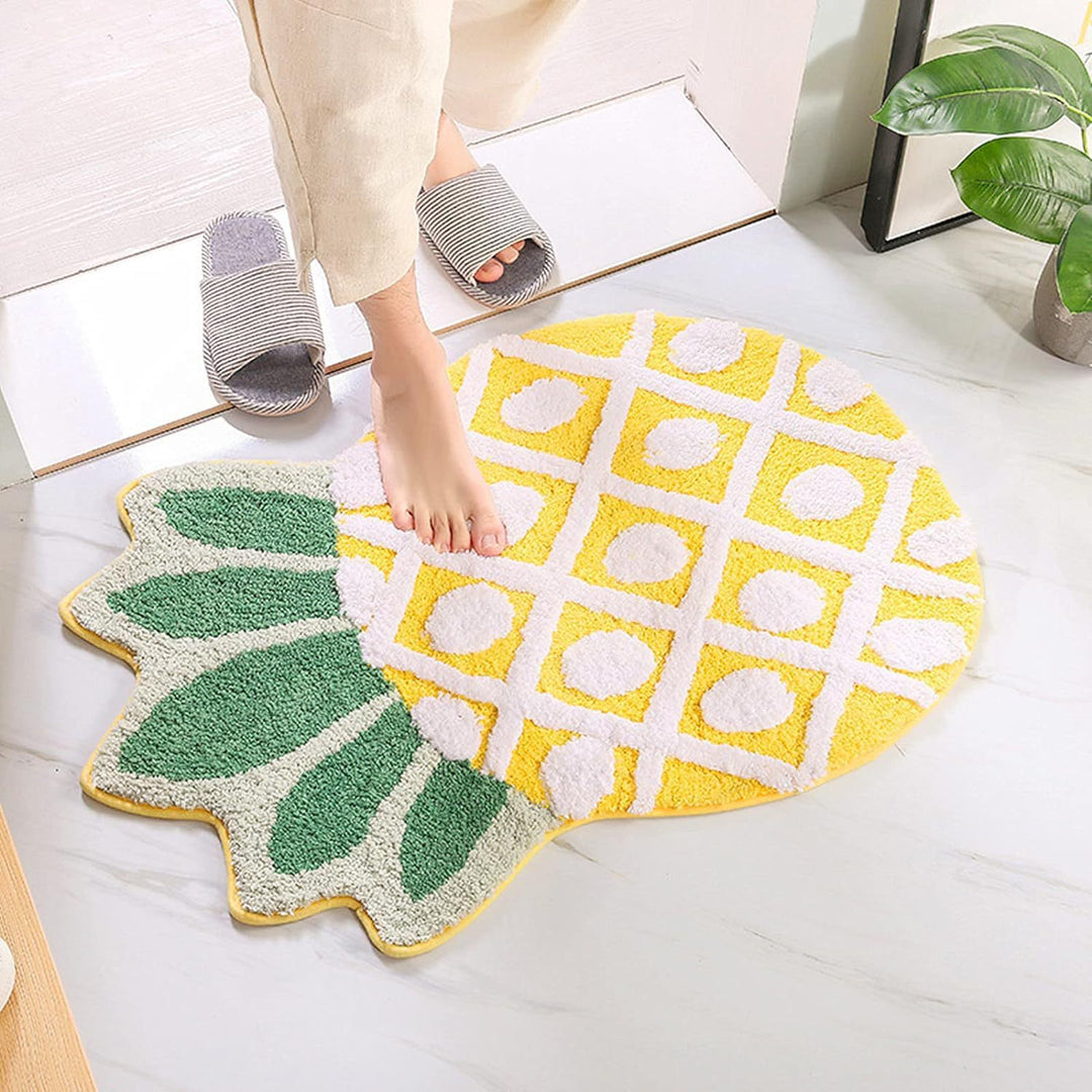 Lemon Slice Shape Bath Mat Bowlift