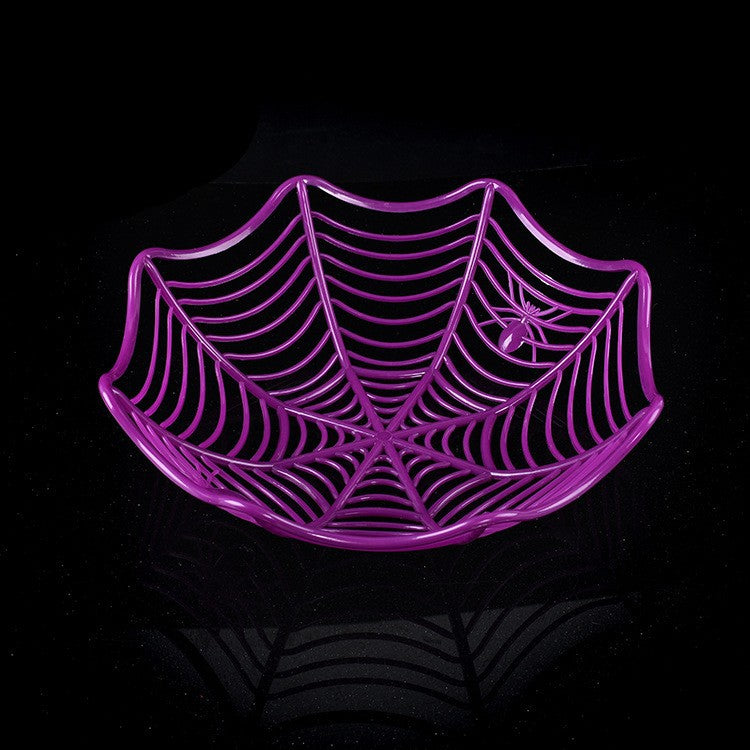 Halloween-Themed Spider Web Snack Bowl Bowlift