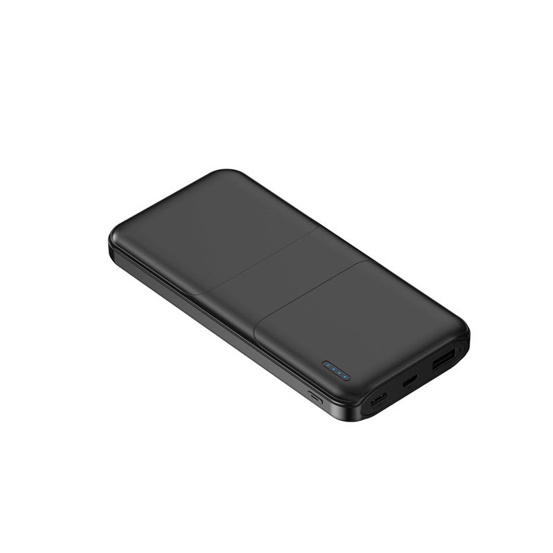 Portable power bank with wireless charging adapter and digital power measurement Bowlift